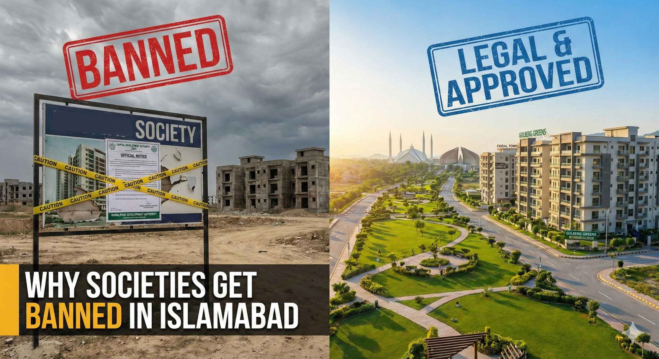 Why Societies get banned in Islamabad